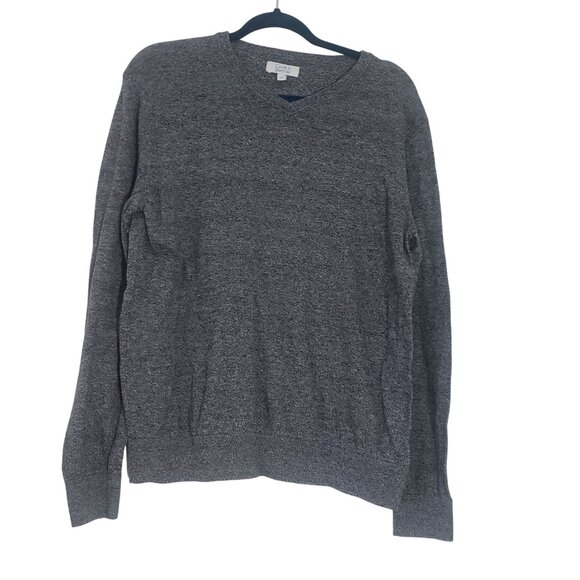Croft & Barrow Mens Gray Long Sleeve Sweater‎ Size L Lightweight Casual Weekend - Picture 1 of 7